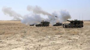 المدفعية التركية مستمرة بقصفها لمواقع القوى المنضوية تحت قوات سوريا الديمقراطية